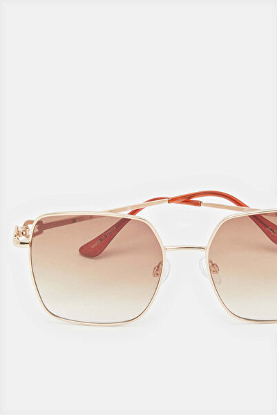 REDTAG Women Brown Oversize Sunglasses