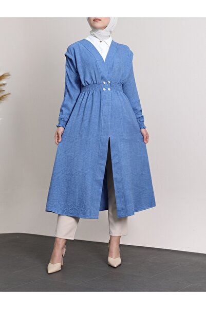 HİJABAYA Λινό καπάκι με ελαστικό λάστιχο στο χέρι και τη μέση