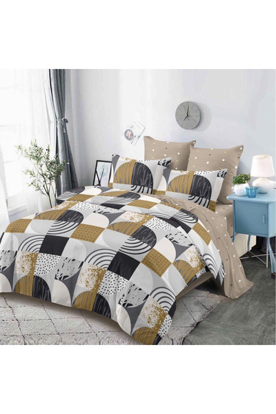Inovius Fine Cotton Bed Linen 6 Pieces with Elastic - DNA144