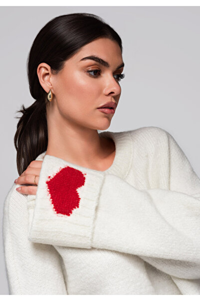 OMBRE Women's Sweater LW-SWSW-0100 - white