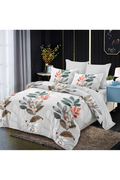 Inovius Fine Cotton Bed Linen 6 Pieces with Elastic - DNA142