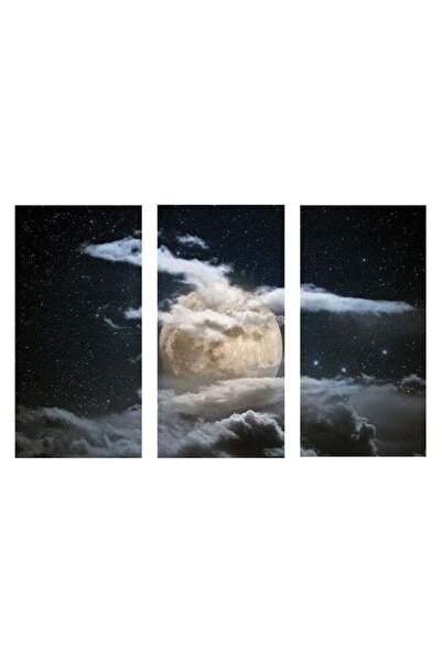 Drub Alabdaa 3-piece multicolor wall art painting 120x80x2.5 cm