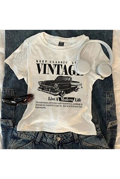 kahire Vintage Baskılı Regular fit T-shirt