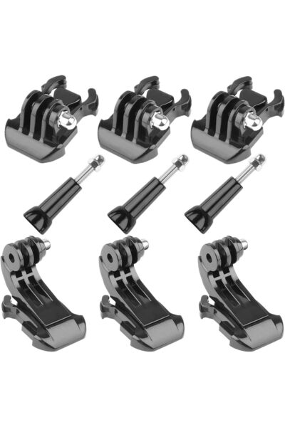 eWINNER Action Camera Accessories Kit — J-Hook & Buckle Mounts for GoPro and ...