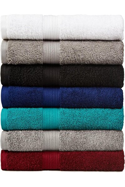 Amazon basics Fade-Resistant Towel Set, 6-Piece, Teal