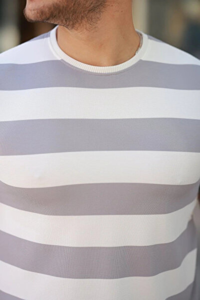 GENCULUS Men's Double Color Cotton Knitted Fabric Short Sleeve Tshirt