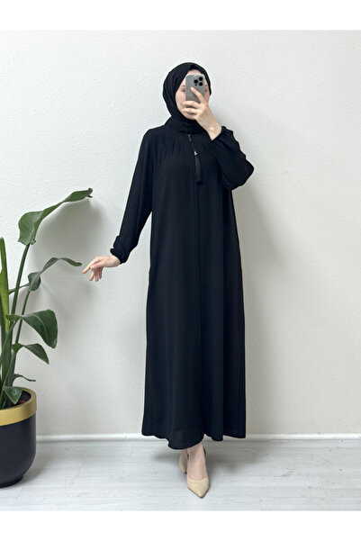 HİJABAYA Fermuarı Püskül Detaylı Vatkalı Kap