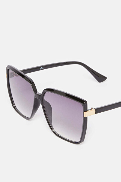 REDTAG Women Black Oversize Sunglasses