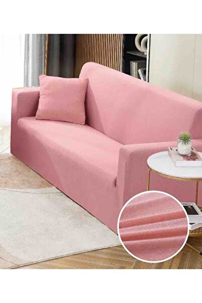 Inovius Husa Canapea 3 Locuri Elastica Moderna Roz - JOJ381