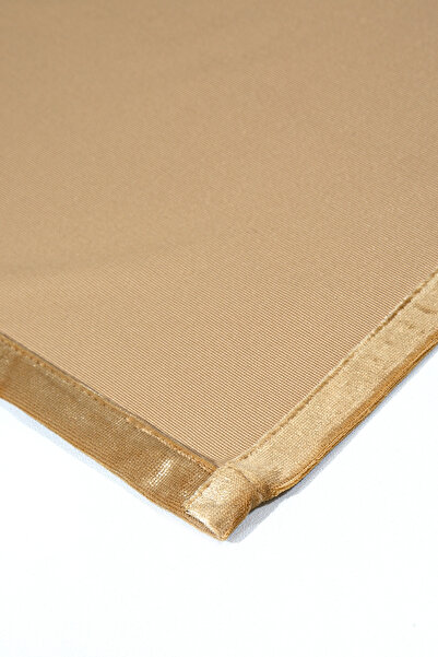 Premier Home Velvet Ring Background Curtain Gold 140X260