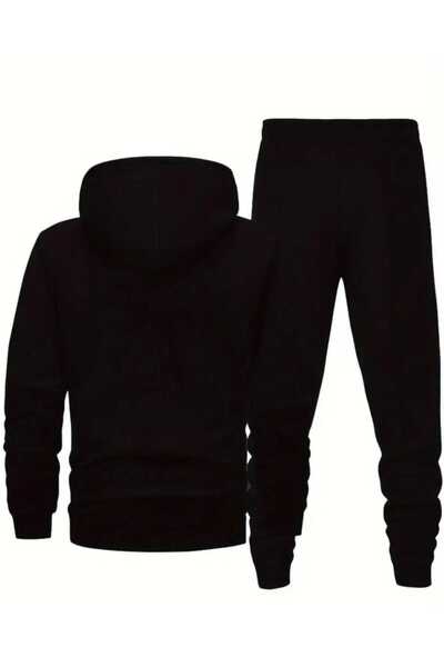 tkn your style Geometric Leopard Bottom Top Set Fashion Print Design Trend Hooded Sweatshirt