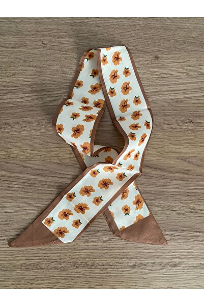 Ediva Scarfs Çok Amaçlı Mini Fular – Saç Bandı / Çanta Sapı
