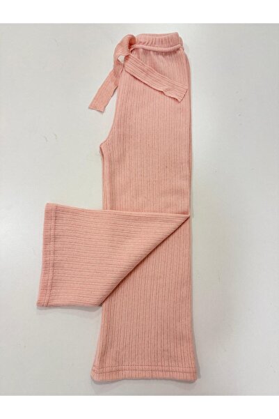 Esterella Girls' Interlock Wide-Leg Pants / Soft Textured Girls' Pants / Wide-Leg Girls' Pants