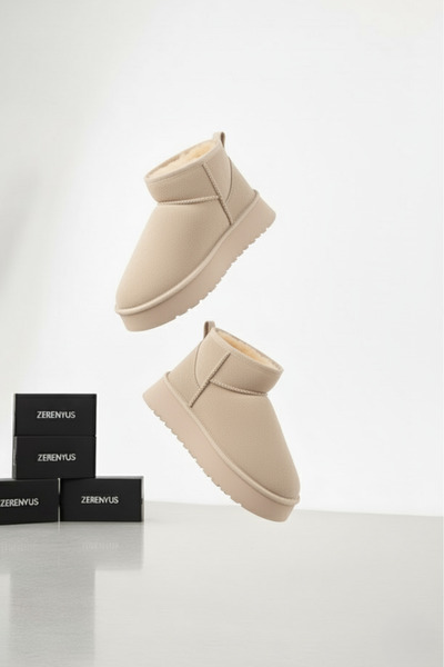 Zerenyus Uges Suede Thick Sole Premium Boots with Fur Inside