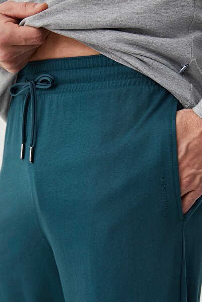 First Touch Cotton Circular Neck Long Sleeve Men's Pajama Set