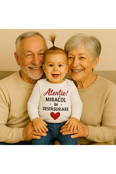 OEM Body bebe „Atentie! Miracol in desfasurare” ,Tipo-Art