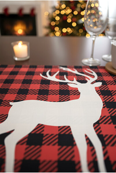 FH finehome Christmas Pötikare Geyikli American Tablecloth 34X45Cm