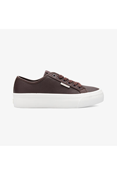 Calvin Klein Lace Up Kadın Mor Sneaker
