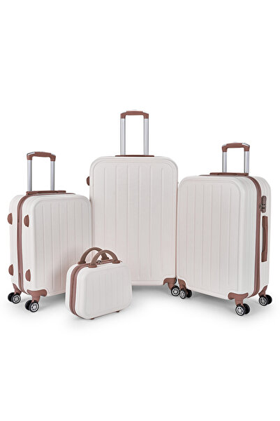LİMRA A travel bag set consisting of 4 luggage bags in various sizes, made of strong and lightweight materials.