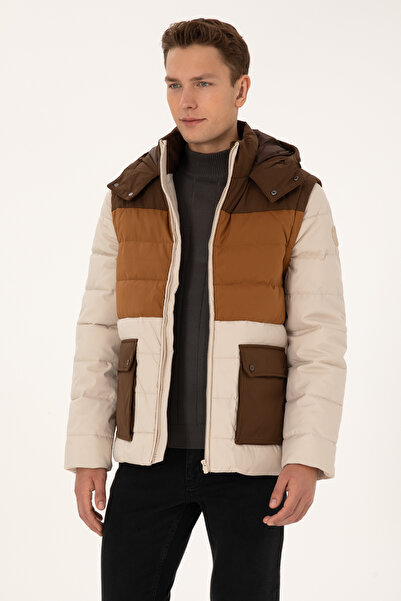 U.S. Polo Assn. Men's Dark Beige Coat 50311637-Vr088