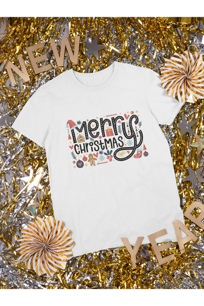 stil x New Year Printed Unisex T-Shirt, Christmas Themed, 100% Cotton