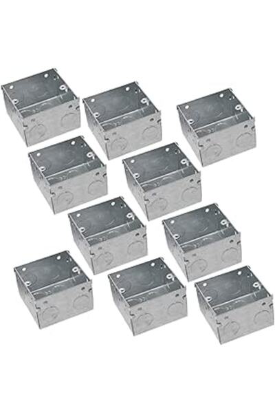 Raco صندوق كهربائي معدني صندوق GI صندوق عميق ذو ظهر معدني مجلفن (10، 3 × 3)