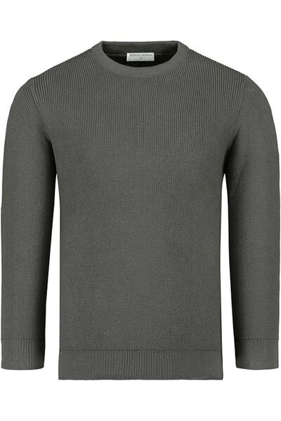 ANTHONY JACKSON Premium Cotton Ribbed Knit Sweater Giordani