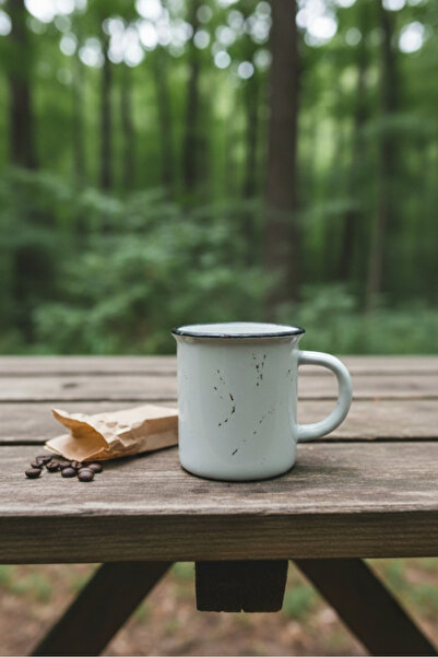 Elista Ceramic Mug Cup Silvery Patterned Colorful 150 Cc