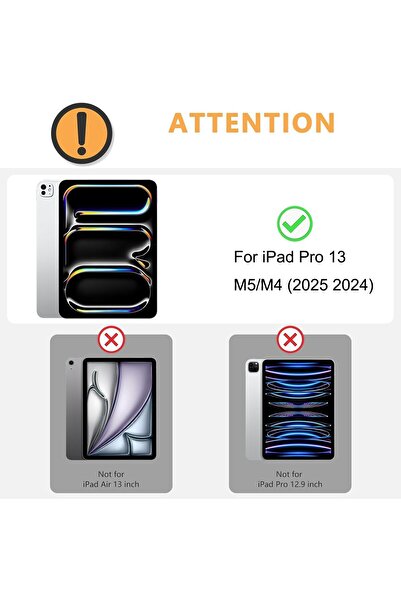 HYX [2 Pack] Tempered Glass Screen Protector for iPad Pro 13-Inch (M5/M4 2025/2024)