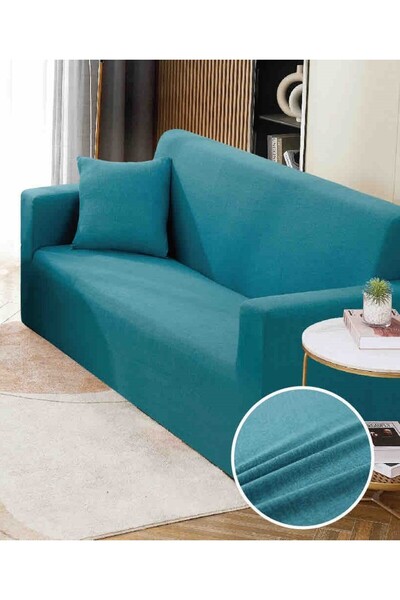 Inovius Husa Canapea 2 Locuri Elastica Moderna Turcoaz