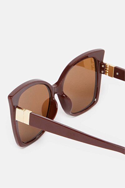 REDTAG Women Brown Cat Eye Sunglasses