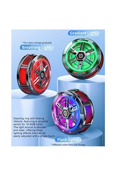 Generic PUBG Cooling Fan 6 Pro – Magnetic Tablet Pad Cooler for iPad/Surface Pro/Samsung Tab/St