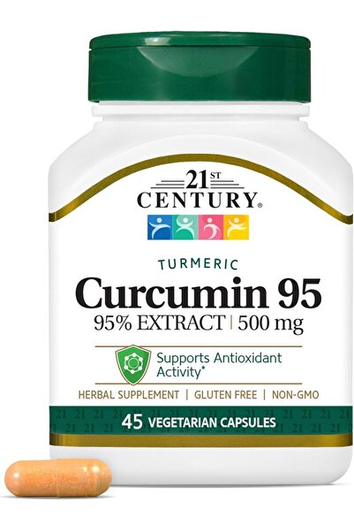 21st Century Curcumin 95 Herbal Supplements, 45 Count (22757)