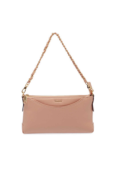 Tergan Pudra Hakiki Deri Kadın Omuz Çantası - S25K1BC79149-Z96