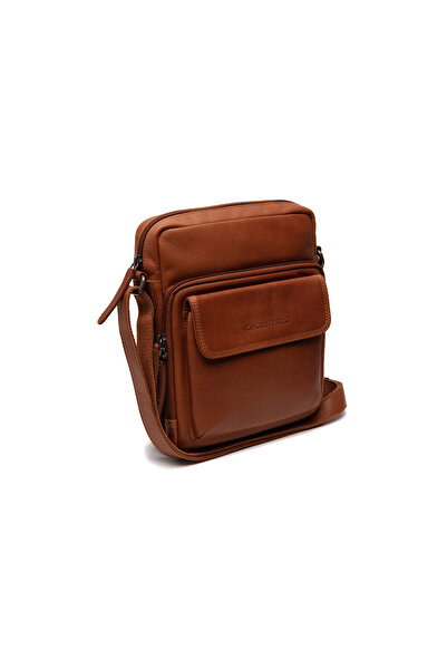 The Chesterfield Brand Men's bag, The Chesterfield Brand, made of genuine leather, Laveno, Cognac brown