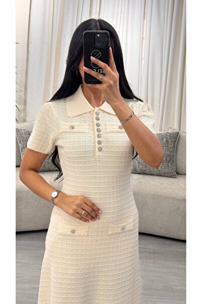 SELSAL Sandro-style knitted dress
