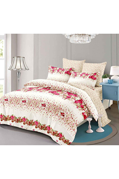 Inovius Fine Cotton Bed Linen 6 Pieces with Elastic - CPL202