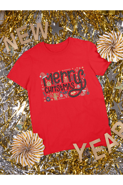 stil x New Year Printed Unisex T-Shirt, Christmas Themed, 100% Cotton