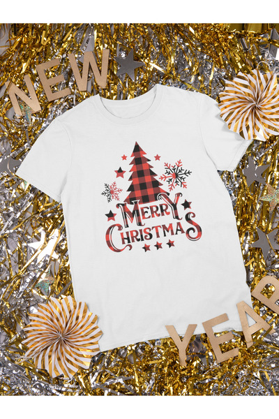 stil x New Year Printed Unisex T-Shirt, Christmas Themed, 100% Cotton