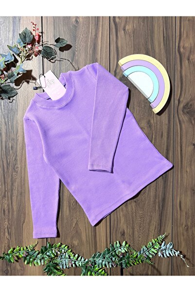 Babyelisco Lila çocuk uzun kollu body