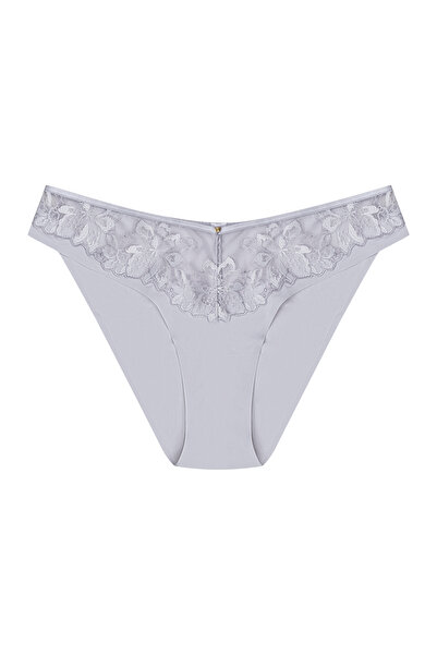 ESOTIQ Chiloți eleganți pentru femei, lenjerie senzuală cu plasă și flori brodate | Oleksa