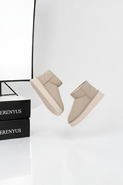 Zerenyus Uges Suede Thick Sole Premium Boots with Fur Inside