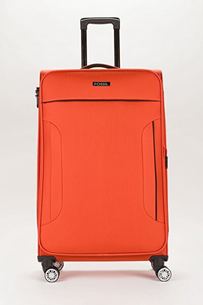 Fossil Unisex Vizon Körüklü Kumaş Büyük Boy Valiz