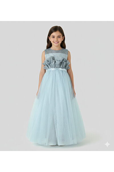 MQ long tulle dress for girls