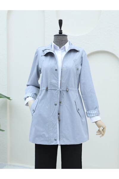 HİJABAYA Сгъваем ръкав тунел-вратовръзка Летен тренчкот