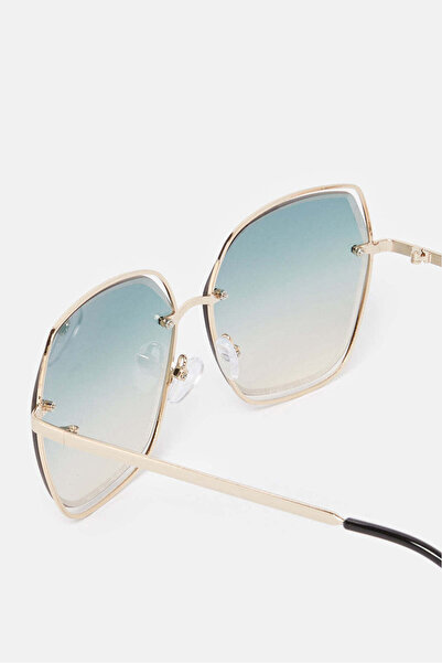 REDTAG Women Blue Oversize Sunglasses