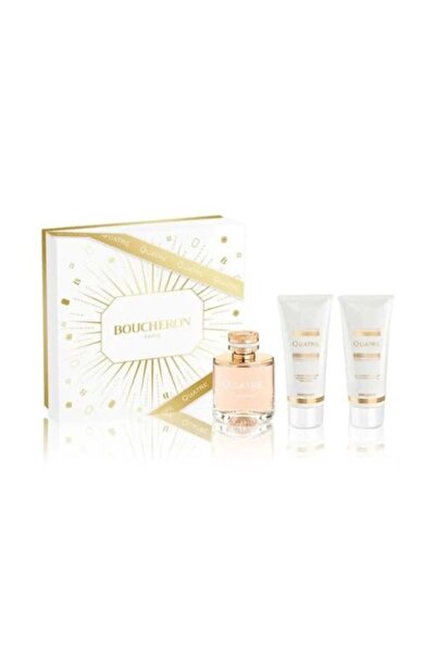 Boucheron Quatre Eau de Parfum Set - 100ml + Shower Gel + Body Lotion