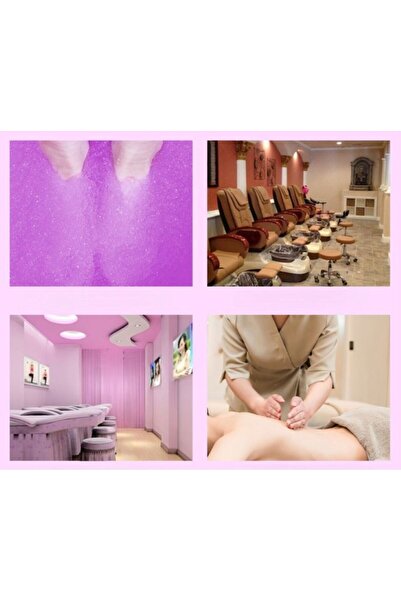 UNIQVIBE Jelly Spa Bath Salt Set with Gel Effect, Hydration and Aromatherapy, Purple