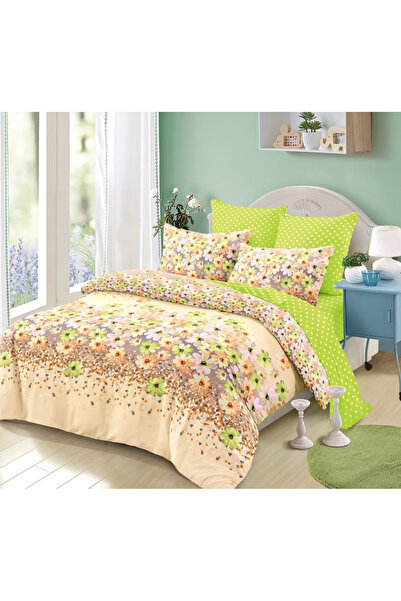 Inovius Fine Cotton Bed Linen 6 Pieces with Elastic - CPL214