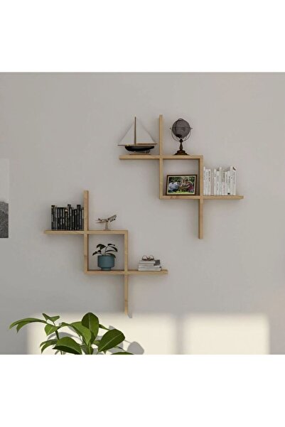 TRM1 Dekoratif Duvar Rafı - Duvara Monte Kitaplık